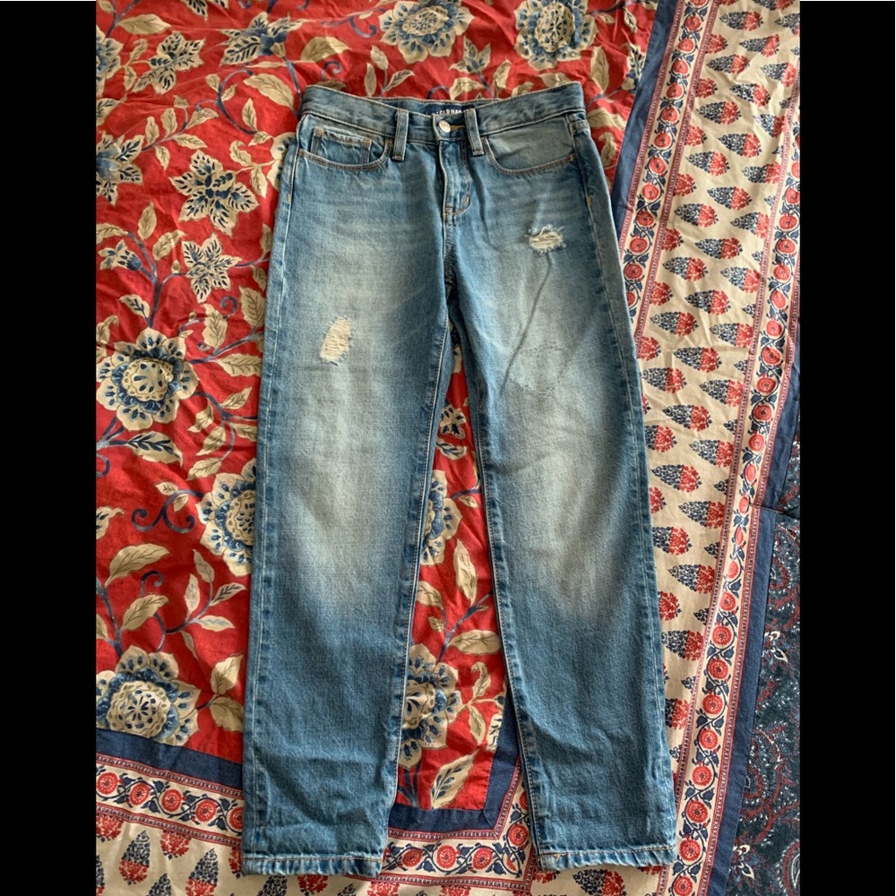 Old navy distressed kids jeans